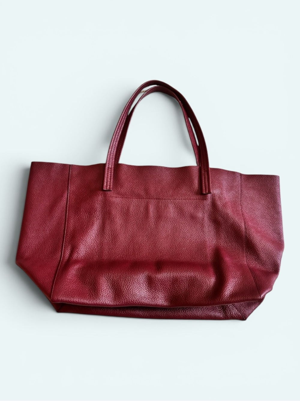 Kurt Geiger EUC Violet Horizontal Leather Tote - Picture 11 of 12
